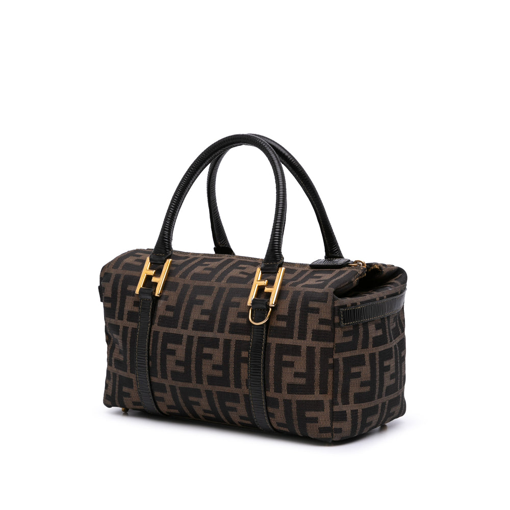 Zucca Canvas Satchel Brown - Gaby Paris