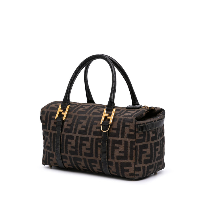 Zucca Canvas Satchel Brown - Gaby Paris