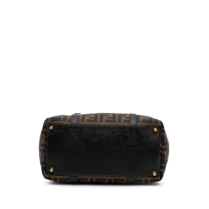 Zucca Canvas Satchel Brown - Gaby Paris