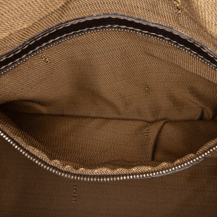 Zucca Canvas Satchel Brown - Gaby Paris