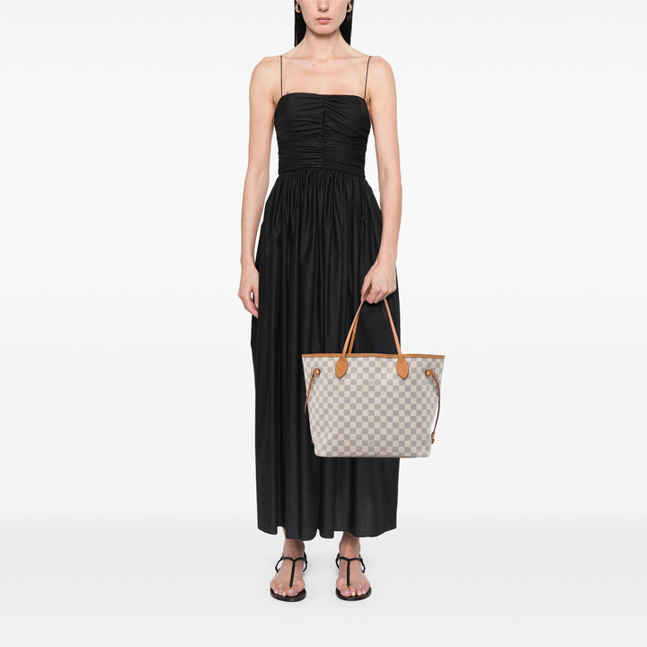 Neverfull MM Damier Azur Blanc