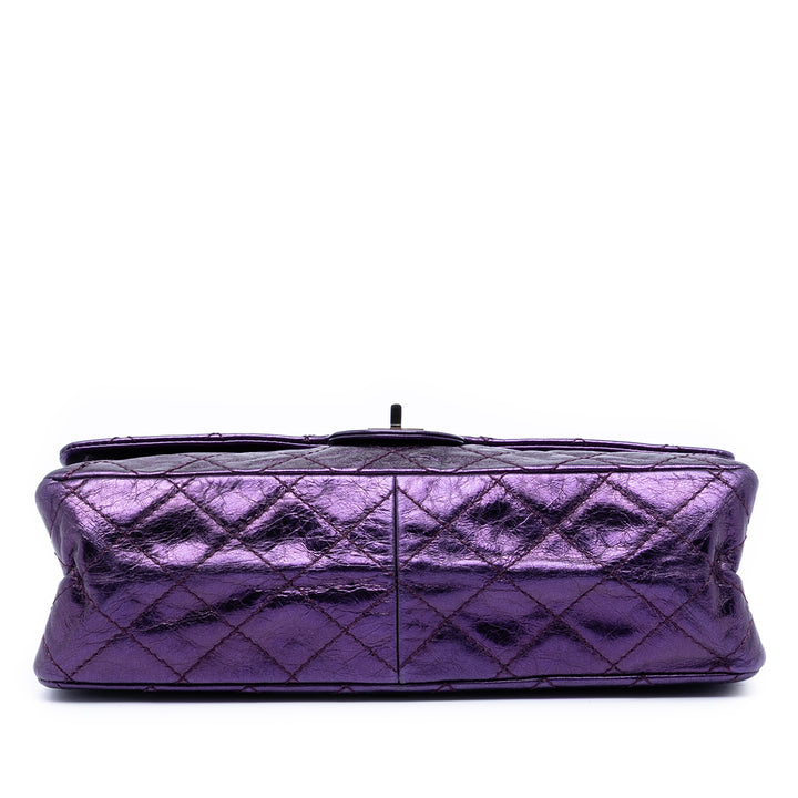 Chanel Matelassé Metallic Cuir de veau Reissue 2.55 Double rabat 226