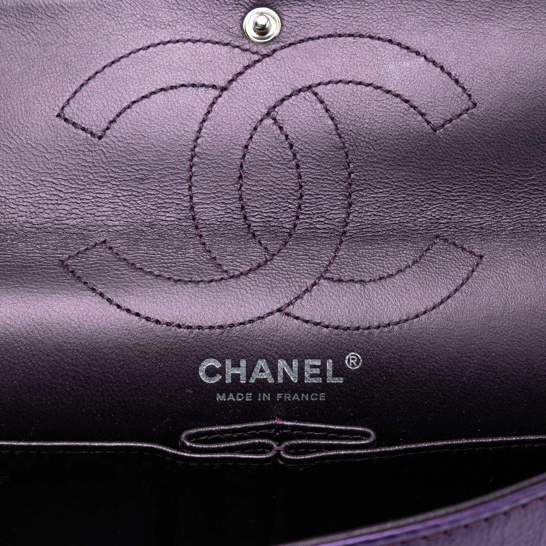 Chanel Matelassé Metallic Cuir de veau Reissue 2.55 Double rabat 226