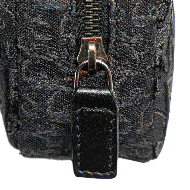 Oblique Canvas Street Chic Crossbody Black - Gaby Paris