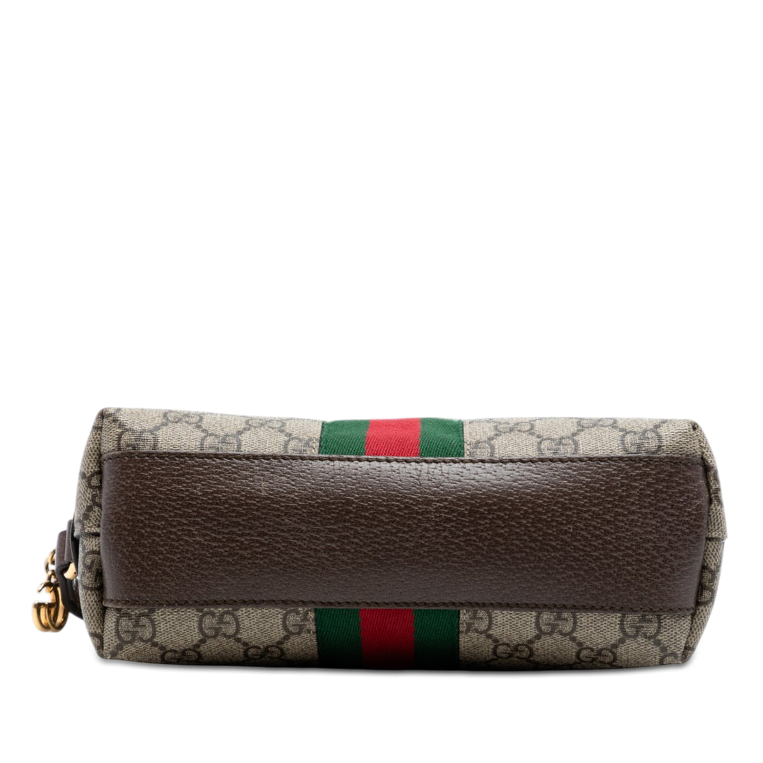 Gucci Small GG Supreme Web Ophidia Dome Sac porté croisé