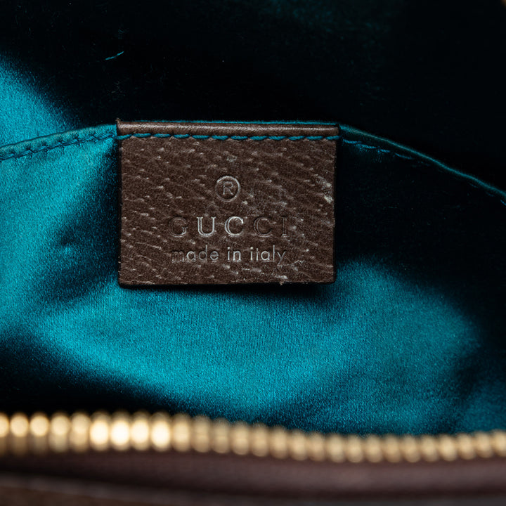 Gucci Small GG Supreme Web Ophidia Dome Sac porté croisé