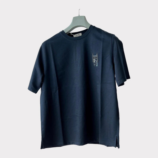 HERMES Tee-shirt imprimé Mini Patch Cuir taille XS