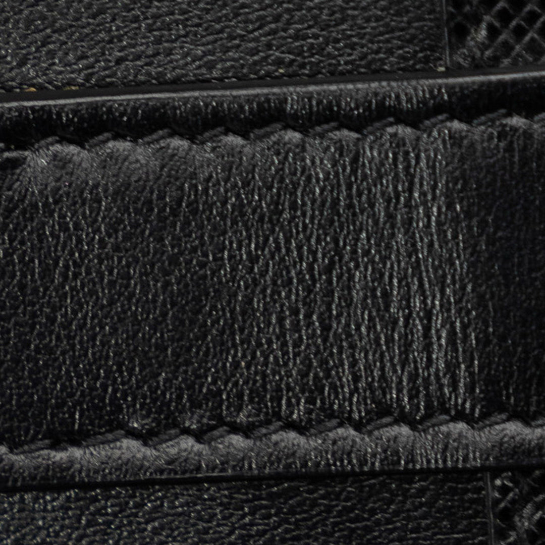 Prada Saffiano City Calf Cahier Heart and Flower Wallet on Chain Black - GABY PARIS