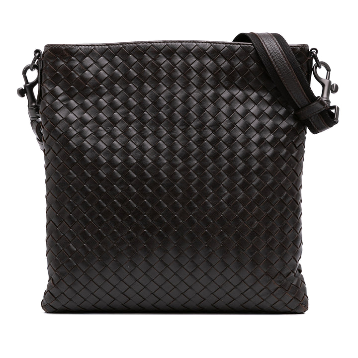 Bottega Veneta Intrecciato VN Sac nappa Marron – vue principale – GABY PARIS