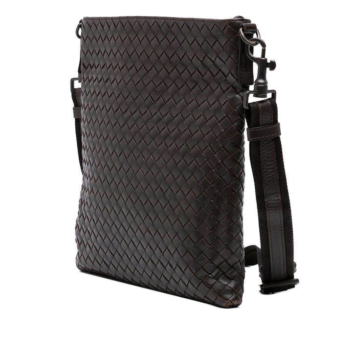 Bottega Veneta Intrecciato VN Sac nappa Marron – vue 2 – GABY PARIS