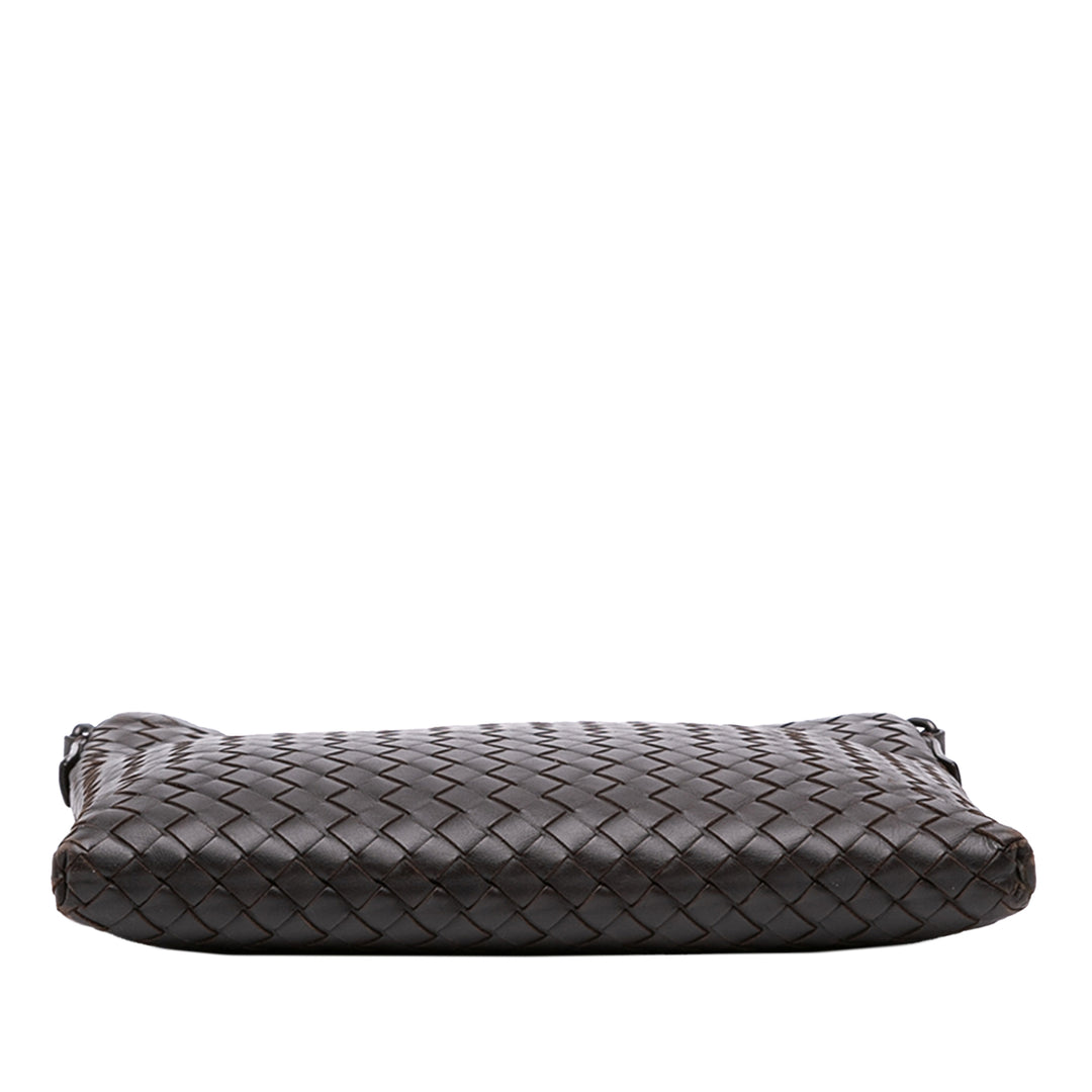 Bottega Veneta Intrecciato VN Sac nappa Marron – vue 3 – GABY PARIS