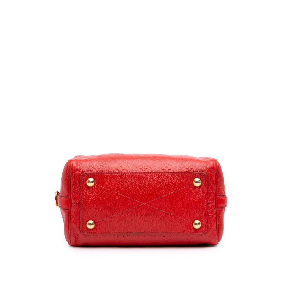Louis Vuitton Speedy Bandouliere 25 Monogram Empreinte Rouge – vue 3 – GABY PARIS