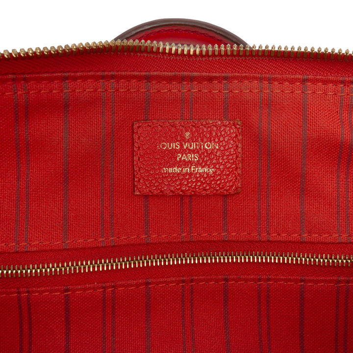 Louis Vuitton Speedy Bandouliere 25 Monogram Empreinte Rouge – vue 5 – GABY PARIS