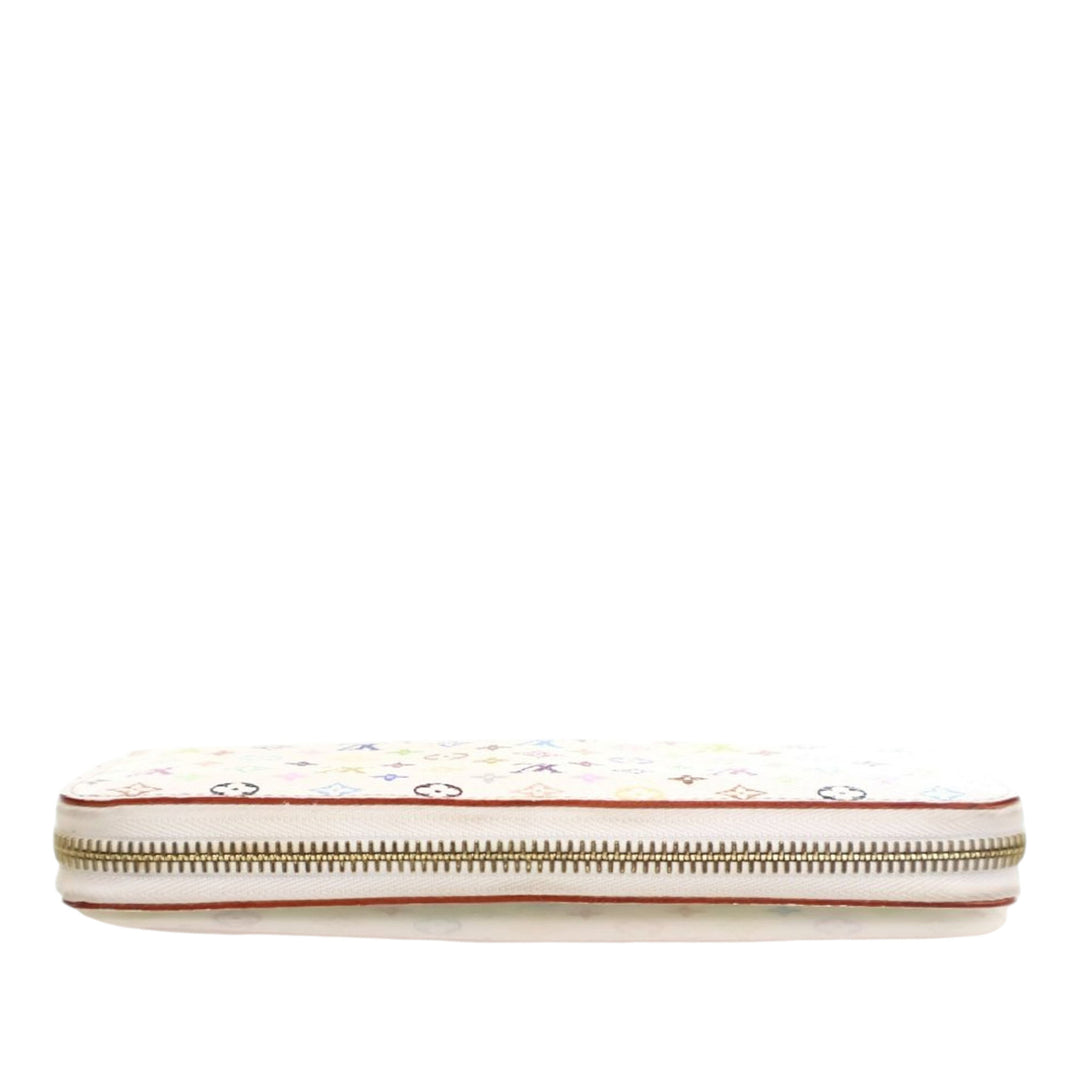 Louis Vuitton Monogram Multicolore Zippy Long Wallet Blanc