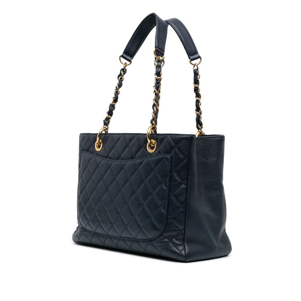 Caviar Grand Shopping Tote Blue - Gaby Paris