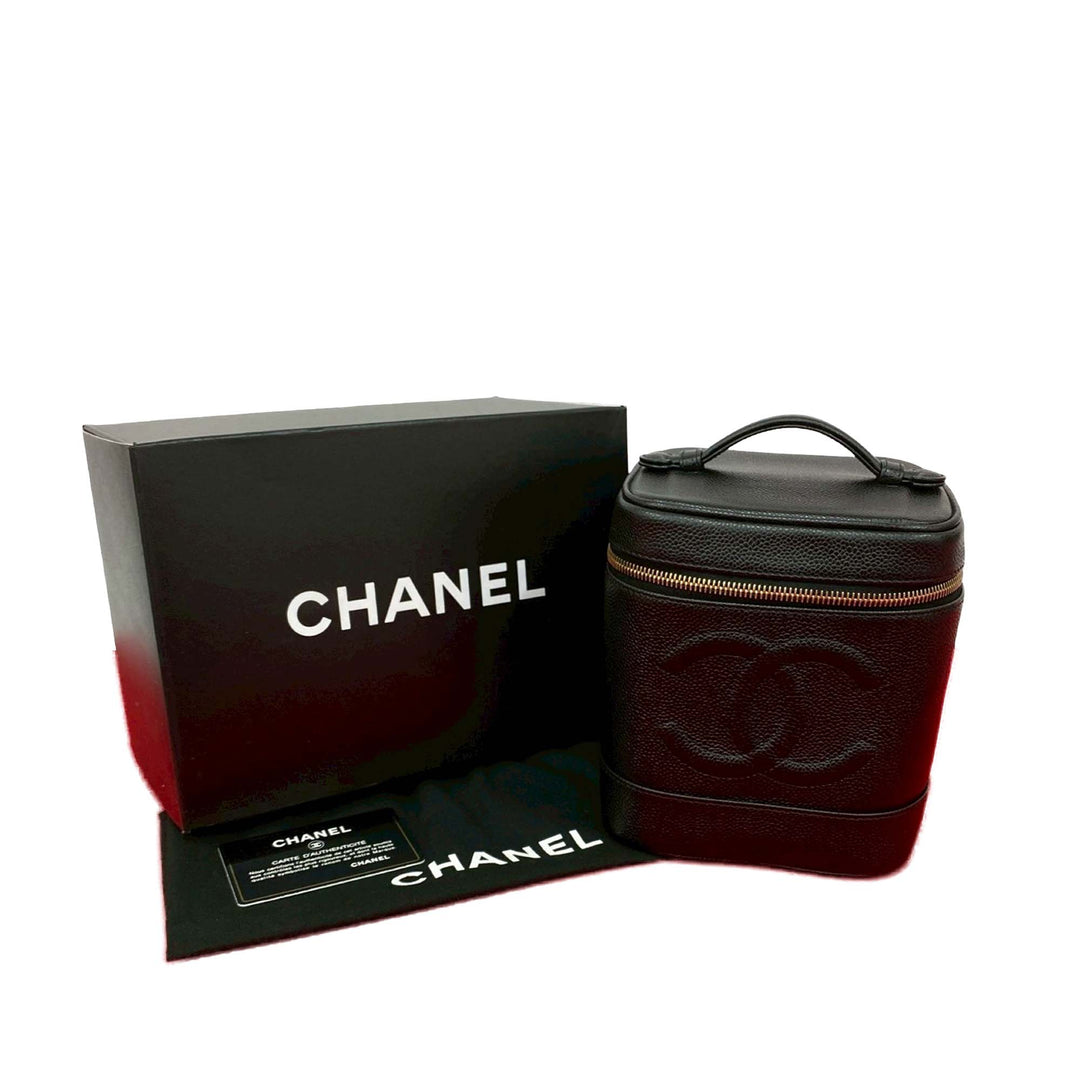 CC Vanity Cuir caviar Noir