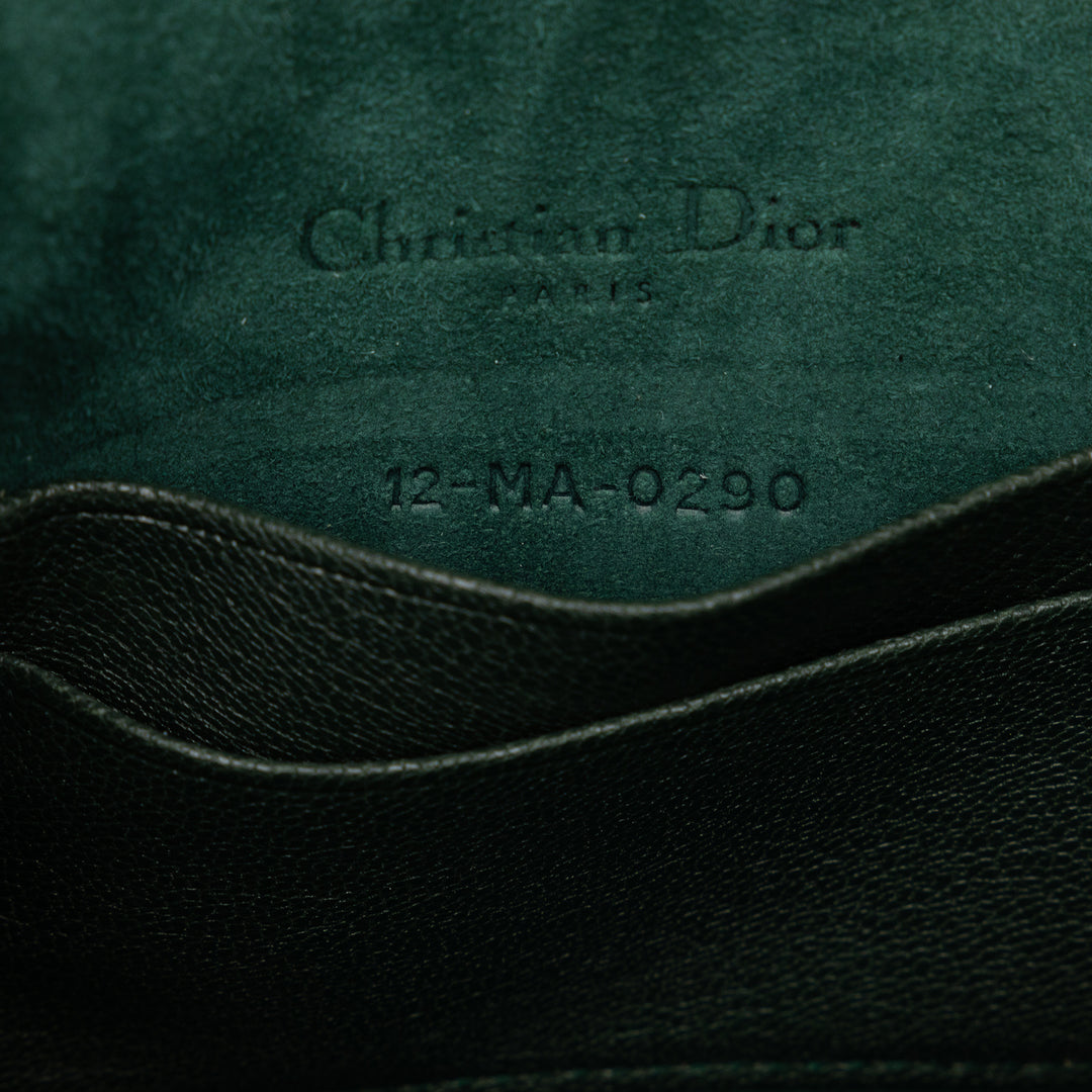 Leather Saddle Belt Bag Green - Gaby Paris