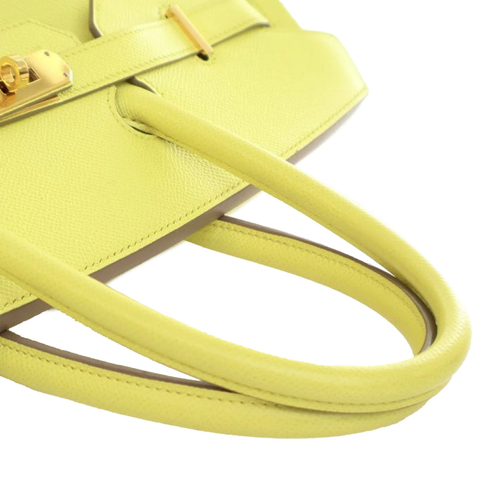 Epsom Birkin Retourne 35 Yellow - Gaby Paris