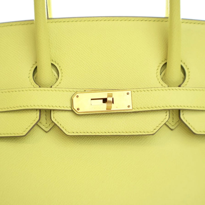 Epsom Birkin Retourne 35 Yellow - Gaby Paris