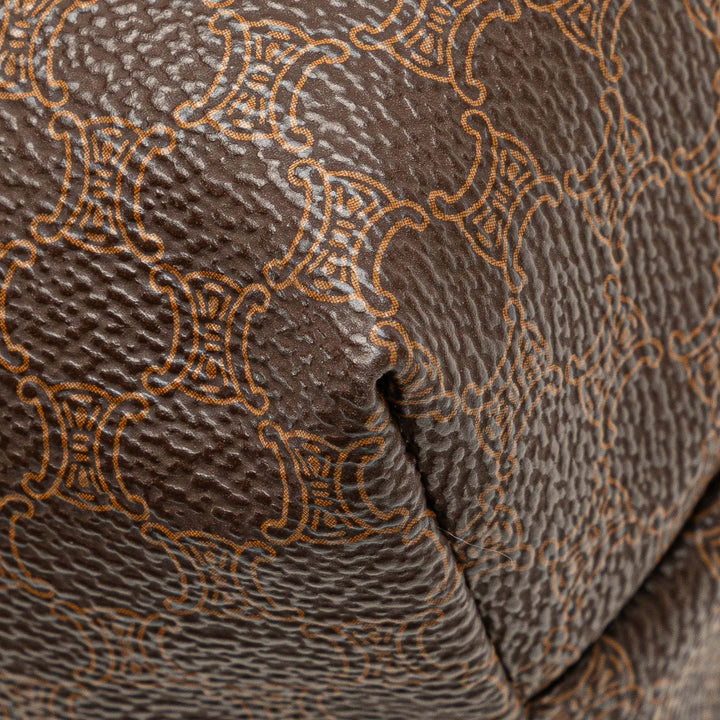 Macadam Coated Canvas Pouch Brown - Gaby Paris