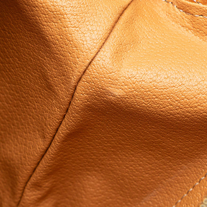 Macadam Coated Canvas Pouch Brown - Gaby Paris