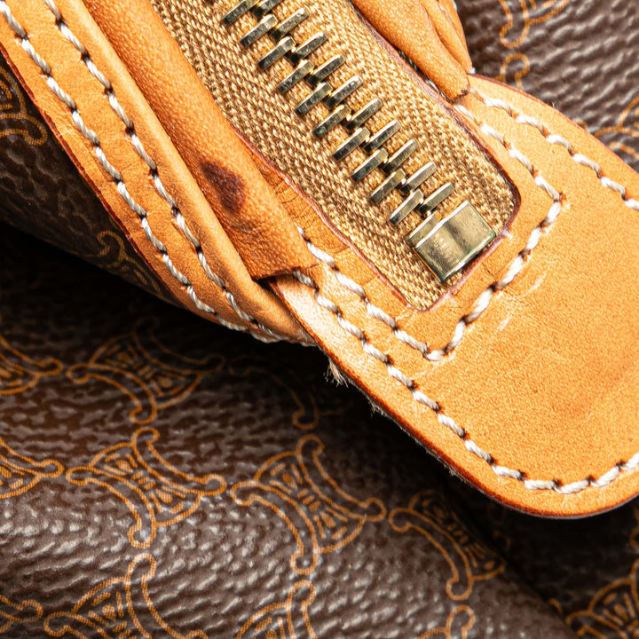 Macadam Coated Canvas Pouch Brown - Gaby Paris