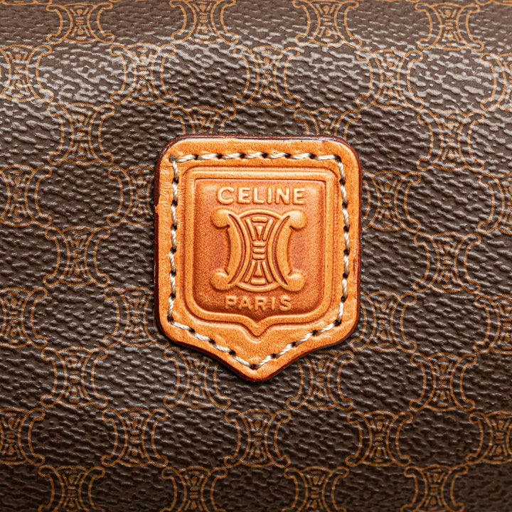 Macadam Coated Canvas Pouch Brown - Gaby Paris