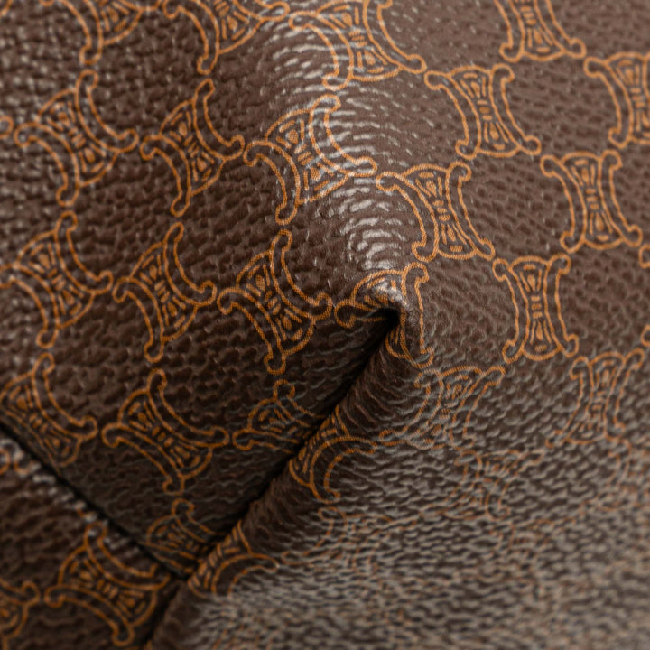 Macadam Coated Canvas Pouch Brown - Gaby Paris