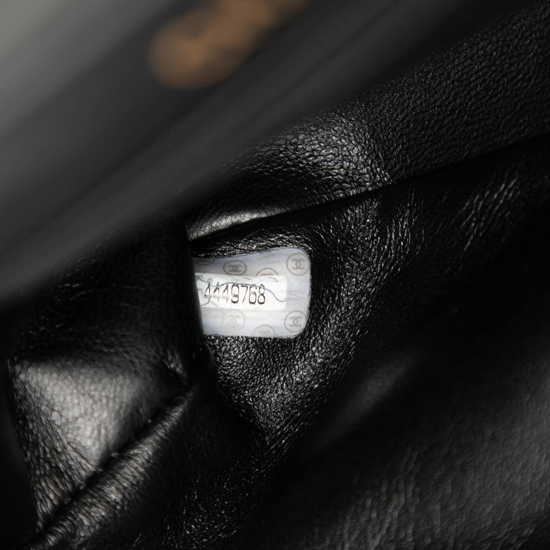 Chanel Jumbo Matelassé Cuir d’agneau Double Sided à rabat