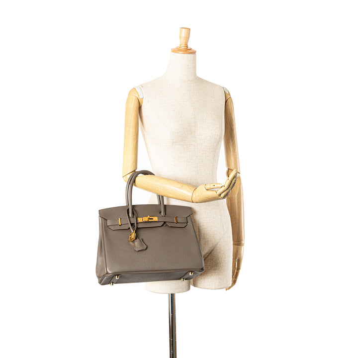 Hermès Epsom Birkin Retourne 30 Marron