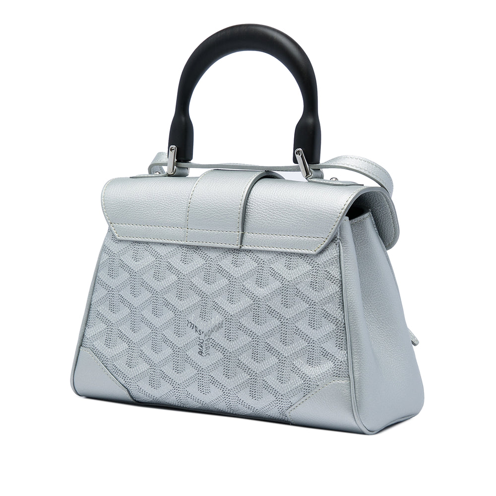Goyard Precious Metals Saigon Souple Mini Goyardine Argenté – vue 2 – GABY PARIS