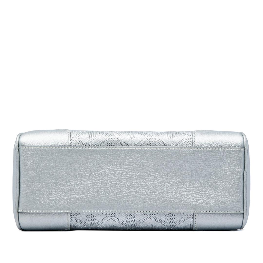 Goyard Precious Metals Saigon Souple Mini Goyardine Argenté – vue 3 – GABY PARIS