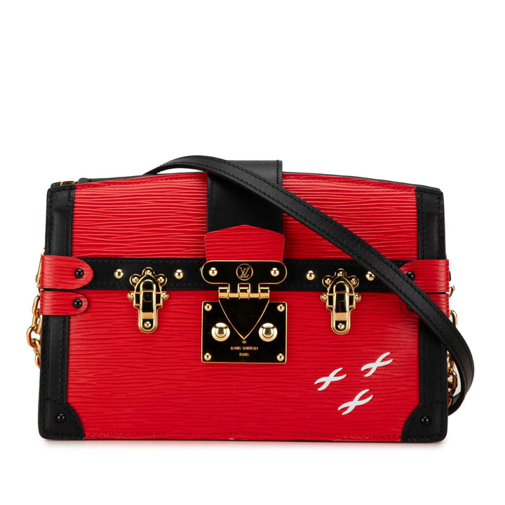 Epi Trunk Clutch Red - Gaby Paris