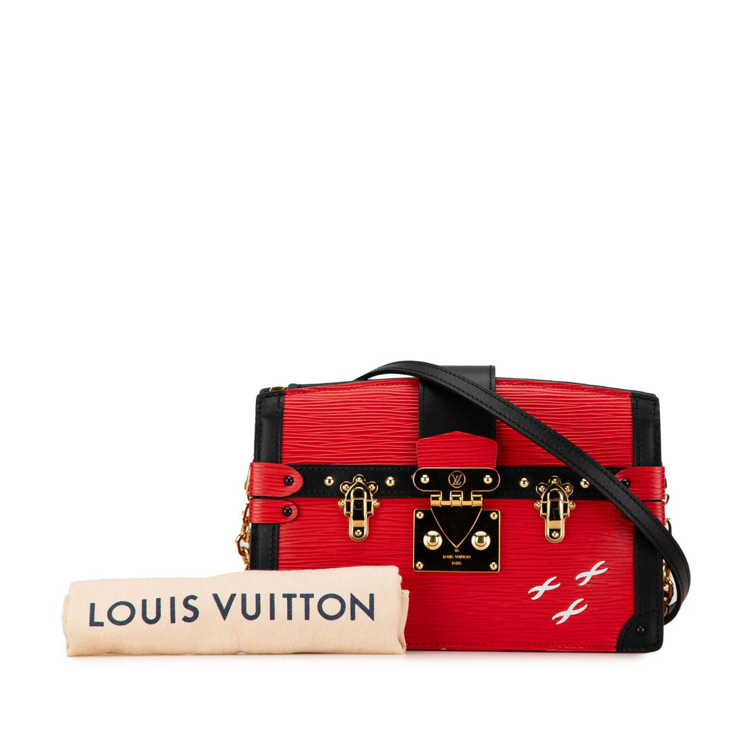 Epi Trunk Clutch Red - Gaby Paris