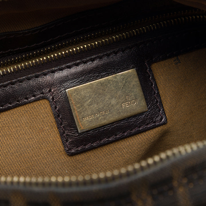 Fendi Zucca Toile Chef Chain Hobo