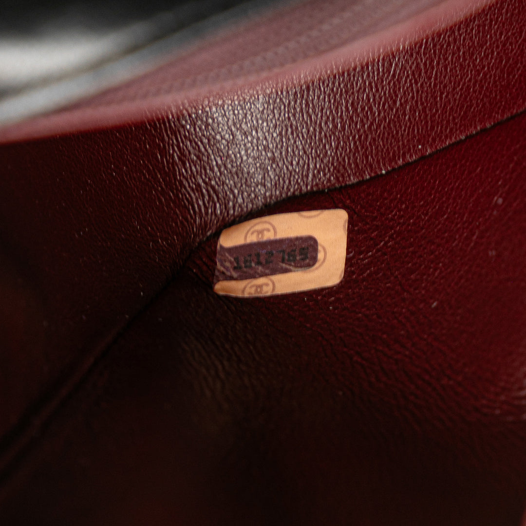 Chanel Small Square Quilted Cuir d’agneau Flap Noir