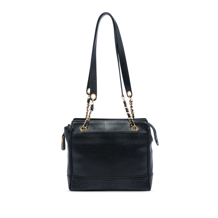 Chanel Triple CC Caviar Cabas