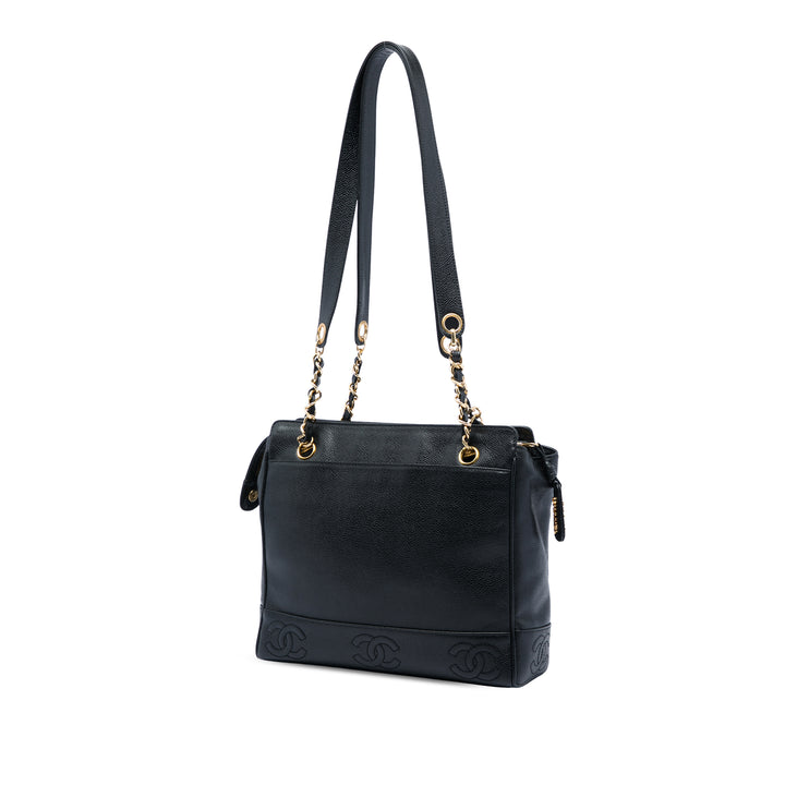Chanel Triple CC Caviar Cabas