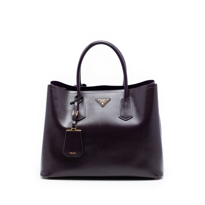 Prada Medium Saffiano Cuir Double Sac