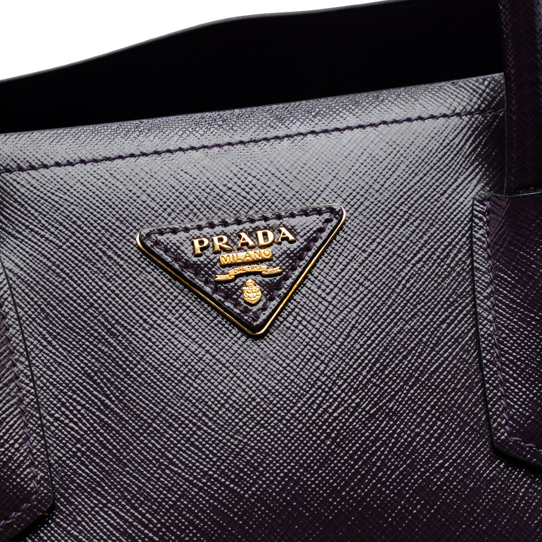 Prada Medium Saffiano Cuir Double Sac