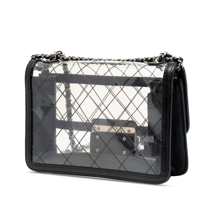 Chanel Small PVC Naked Beauty Lock à rabat