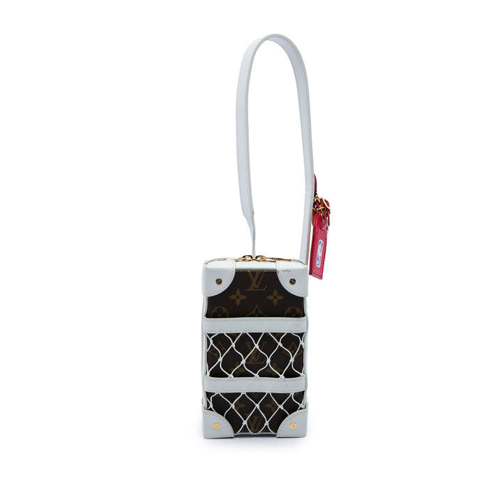 Louis Vuitton NBA Souple Trunk Phone Sac Monogram Marron – vue principale – GABY PARIS