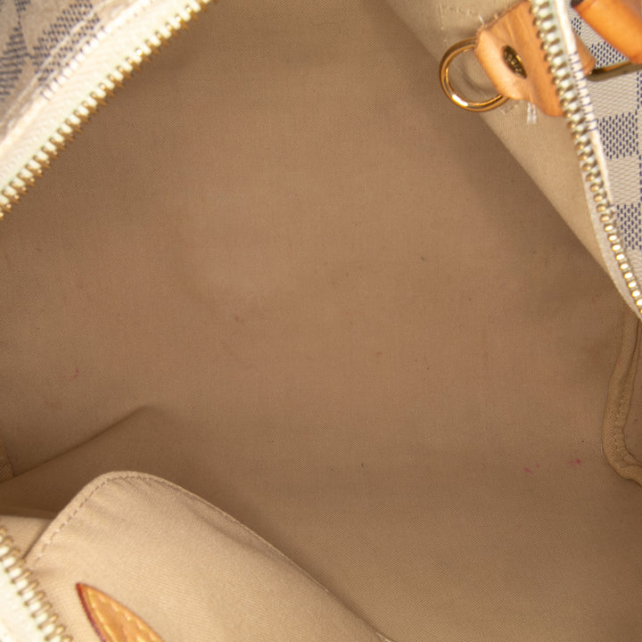 Damier Azur Speedy 30 White - Gaby Paris