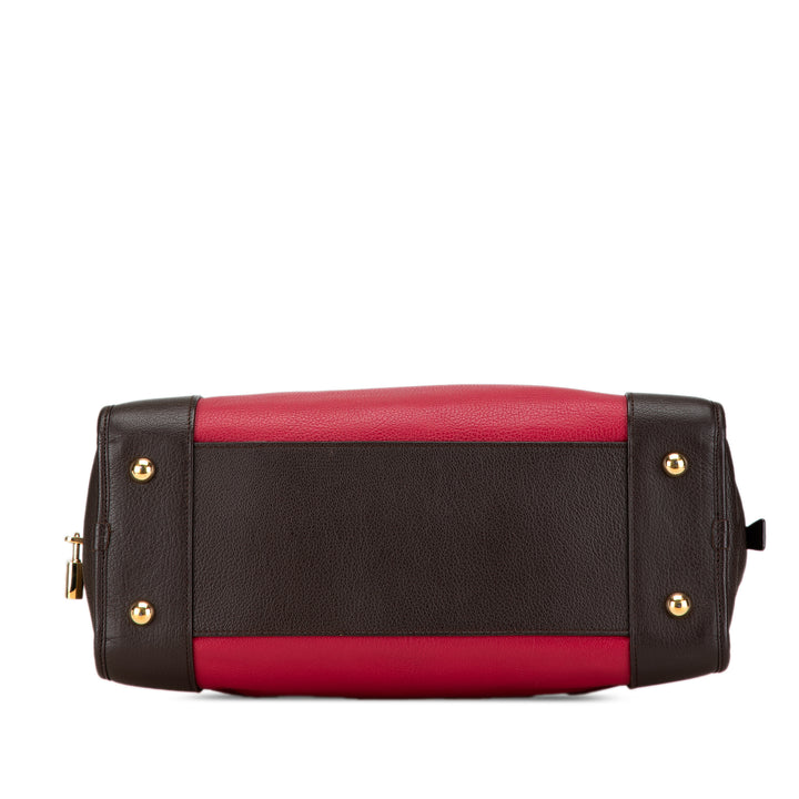 Tricolor Leather Amazona 36 Red - Gaby Paris