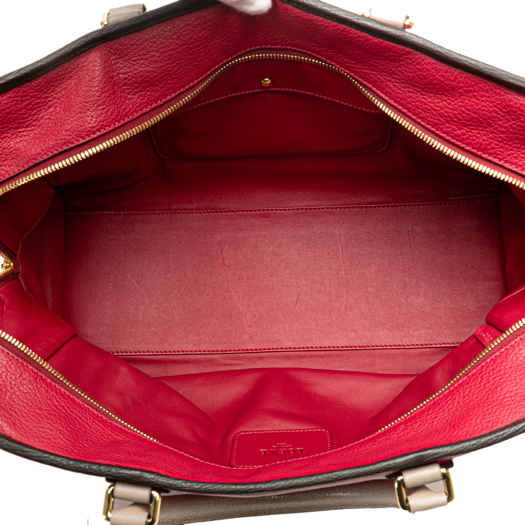 Tricolor Leather Amazona 36 Red - Gaby Paris