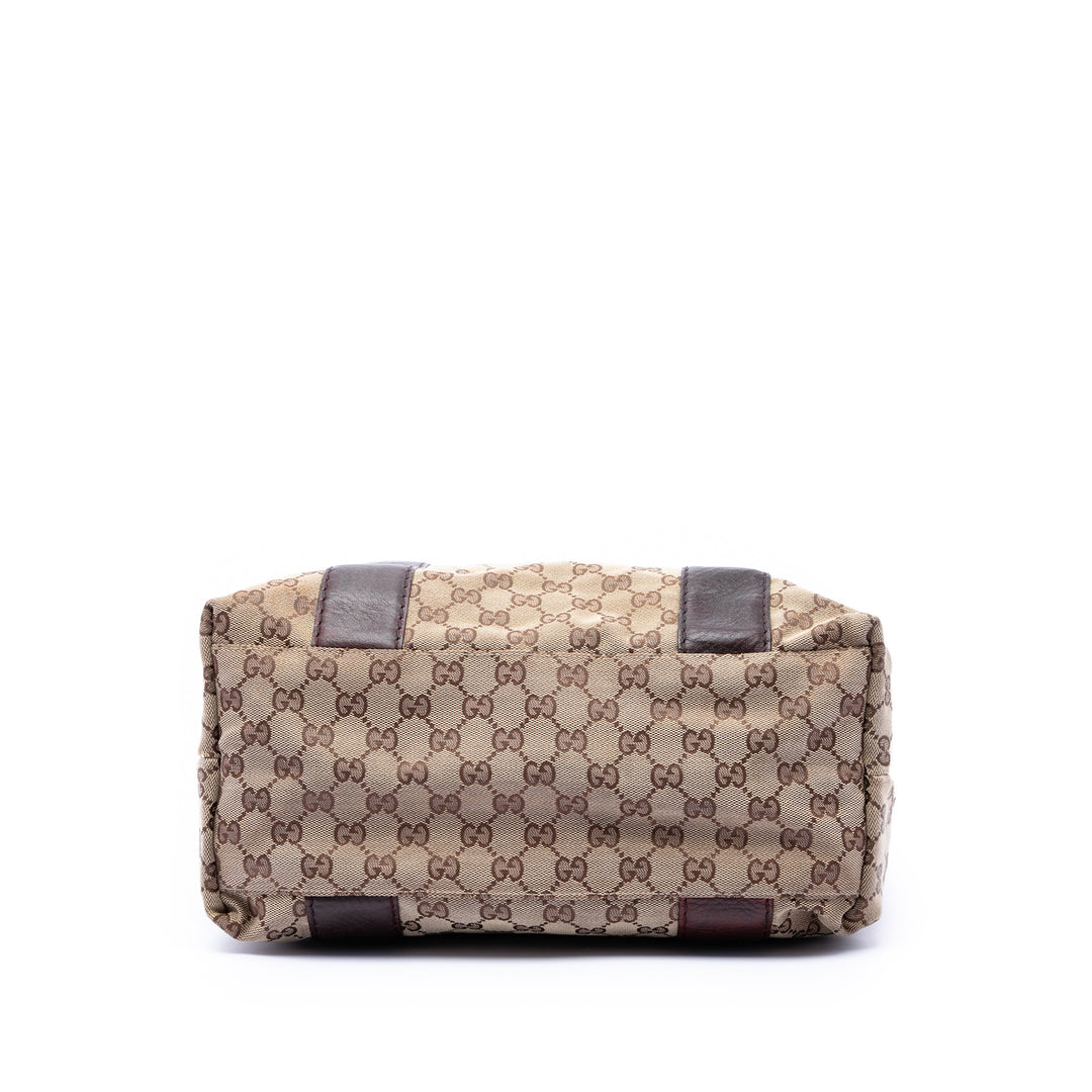 Gucci Large GG Toile Bamboo Libeccio Cabas