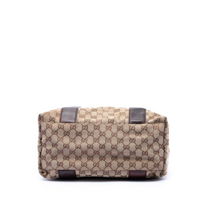 Gucci Large GG Toile Bamboo Libeccio Cabas