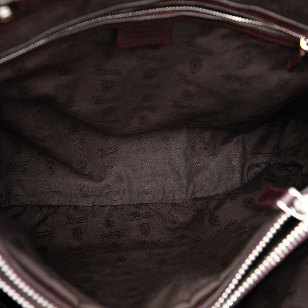Gucci Large GG Toile Bamboo Libeccio Cabas