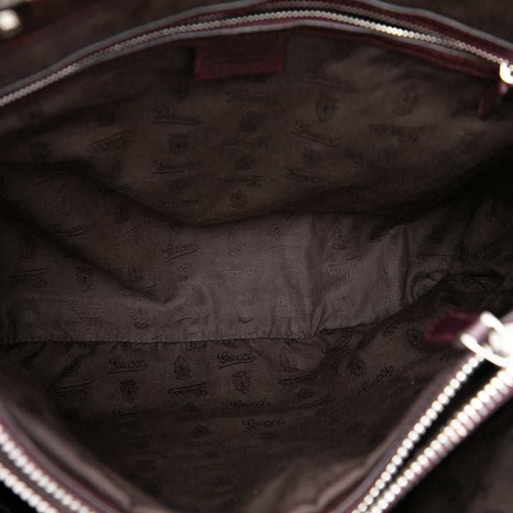 Gucci Large GG Toile Bamboo Libeccio Cabas