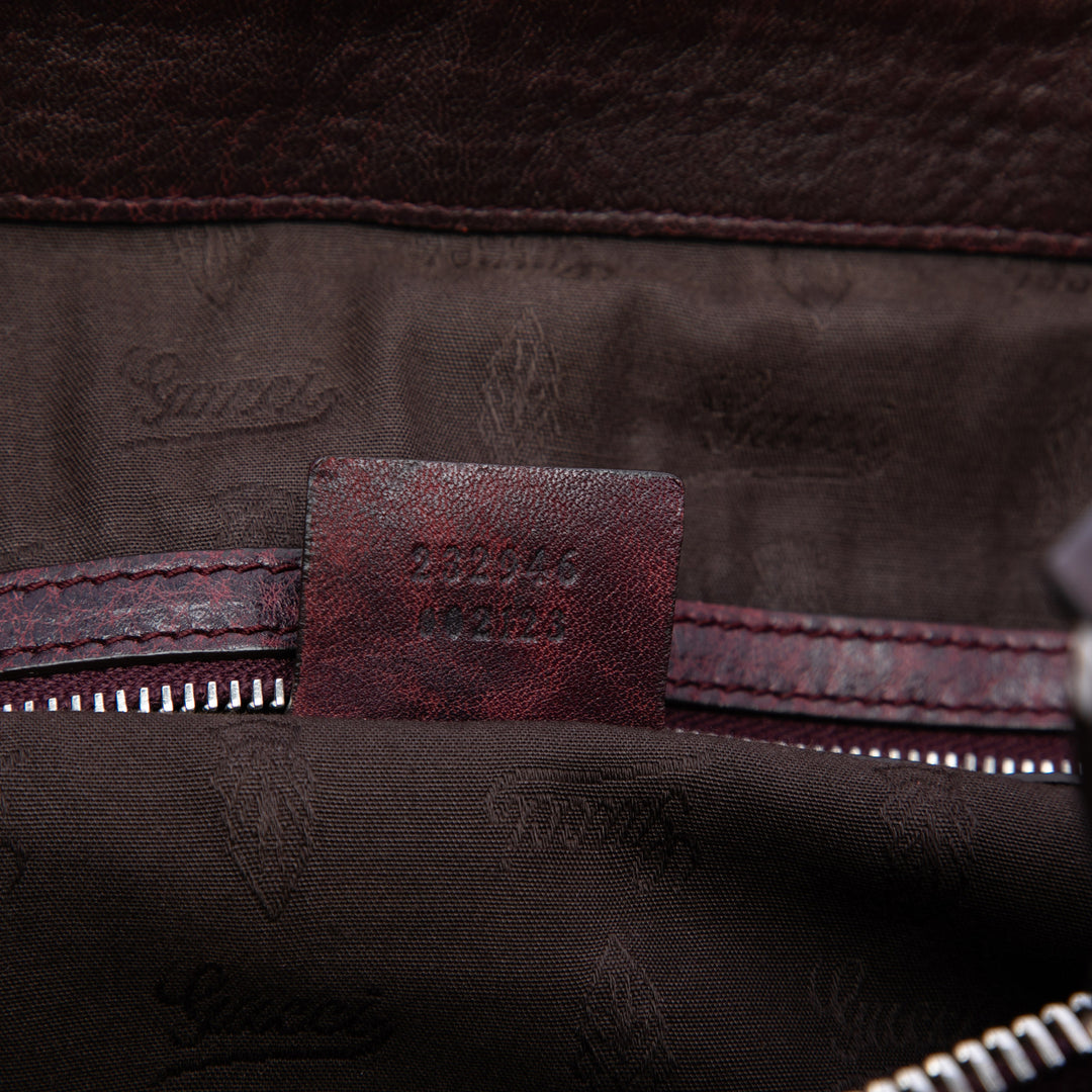 Gucci Large GG Toile Bamboo Libeccio Cabas
